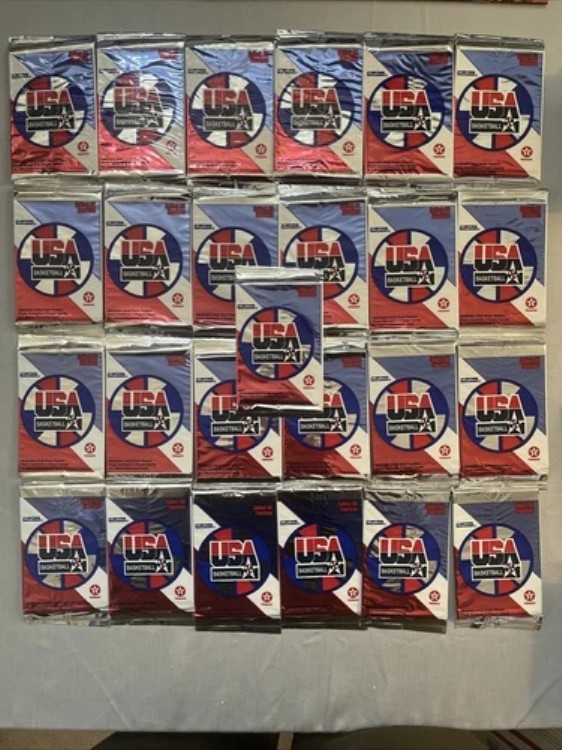 1996年 テキサコ スカイボックス USA バスケットボール ロット - 未開封パック 25個｜トレーディングカード　ラフテル