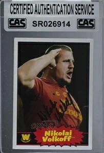 CAS認定 2012 Topps Heritage WWE ニコライ・ボルコフ #94 シール付きオート｜トレーディングカード　ラフテル