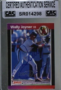 CAS認定 1989 Donruss Wally Joyner（*パフォーマンスの横に*を示す）密封｜トレーディングカード　ラフテル