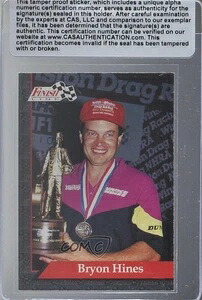 CAS認定 1993年 フィニッシュライン NHRA Bryon Hines #108 シールドオート ルーキーRC｜トレーディングカード　ラフテル