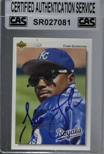 CAS認定 1992年式 Upper Deck Tom Gordon #476 シールドオート｜トレーディングカード　ラフテル