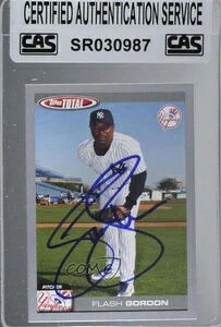 CAS認定 2004 Topps Total Silver Tom Gordon #331 シール付きオート｜トレーディングカード　ラフテル