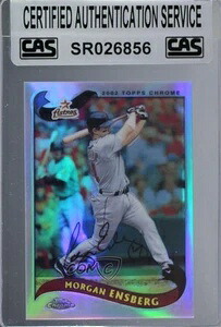 CAS認定 2002 Topps Chrome トレード＆ルーキーズ リフラクター モーガン・エンスバーグ 未開封｜トレーディングカード　ラフテル