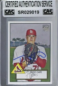 CAS認定 2007 Topps '52 Troy Cate #89 シールドオート ルーキー RC|トレーディングカード ラフテル