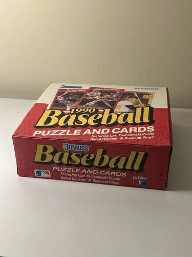 1990年 Donruss 野球用ジャンボチェロボックス - 工場出荷時の未開封ケース｜トレーディングカード　ラフテル