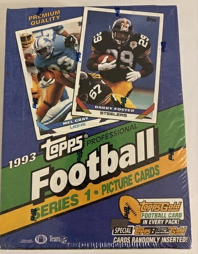 1993 Topps フットボール シリーズ 1 工場未開封 ホビーボックス 36 パック (未開封ケース入り)｜トレーディングカード　ラフテル