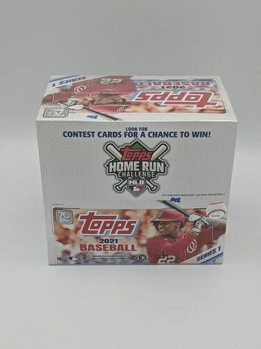 工場未開封 24パック リテールボックス 2021 Topps シリーズ1 野球カード｜トレーディングカード　ラフテル