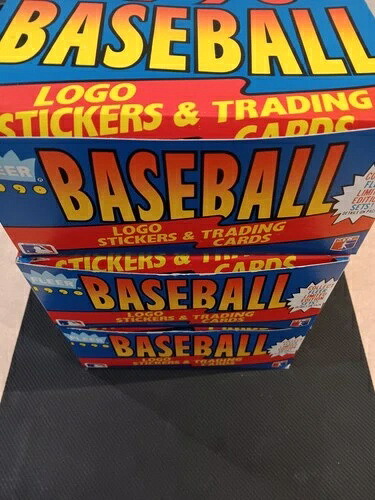 1990 FLEER BASEBALL (72) ラックパック未開封 (3240 カード + 216 ロゴステッカー!)｜トレーディングカード　ラフテル