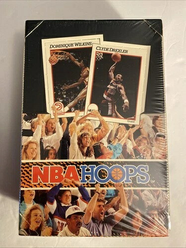 NBA HOOPS 1991-92 シリーズ1 バスケットボール 工場未開封ボックス 36パック 15枚/パック｜トレーディングカード　ラフテル
