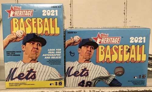 2021 TOPPS ヘリテージ ベースボール ブラスター ボックス - サインとレリックス - 工場未開封｜トレーディングカード　ラフテル