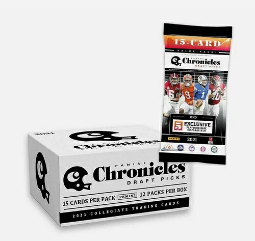 2021年 パニーニ クロニクルズ ドラフトピック フットボール チェロ ファットパック 密封箱 12個入り｜トレーディングカード　ラフテル