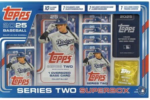 2025 MLB 2025 Topps シリーズ2 工場未開封スーパーボックス 手渡し未開封｜トレーディングカード　ラフテル