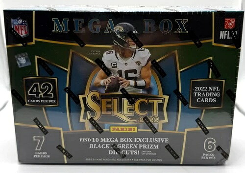 新品 2022 パニーニ NFL セレクト フットボール メガボックス 未開封 ブラック グリーン プリズム｜トレーディングカード　ラフテル