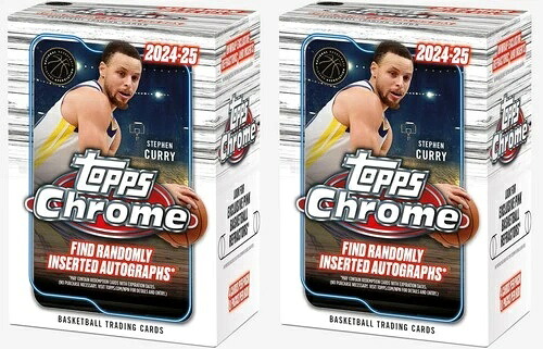 2024-25 Topps クローム バスケットボール - 工場未開封 - バリューボックス - 2パック｜トレーディングカード　ラフテル