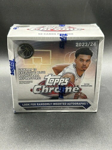2023-24 Topps Chrome バスケットボール ファクトリーシール モンスターボックス ウェンバンヤマ｜トレーディングカード　ラフテル