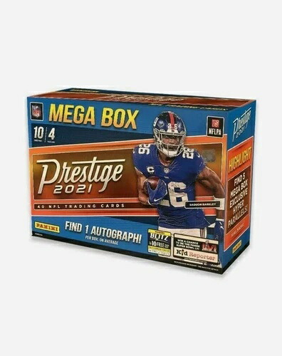 2021年 パニーニ プレステージ NFL フットボール メガホビーボックス 工場未開封 新品｜トレーディングカード　ラフテル
