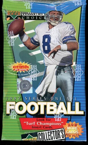 1997年 アッパーデッキ コレクターズチョイス シリーズ1 未開封 フットボールボックス 36パック|トレーディングカード ラフテル
