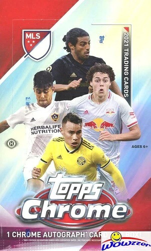 2021 Topps Chrome MLS サッカー ファクトリーシール ホビーボックス - クローム サイン｜トレーディングカード　ラフテル