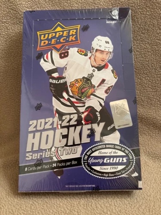 2021-22 アッパーデッキ シリーズ2 NHL ホッケー ホビーボックス - 工場未開封｜トレーディングカード　ラフテル