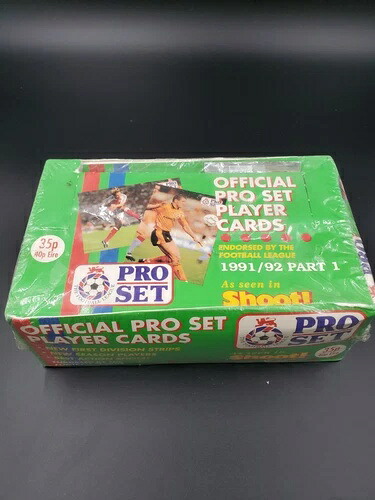 1991-92 プロセット パート1 サッカー公式選手カード 工場未開封ボックス 48パック|トレーディングカード ラフテル