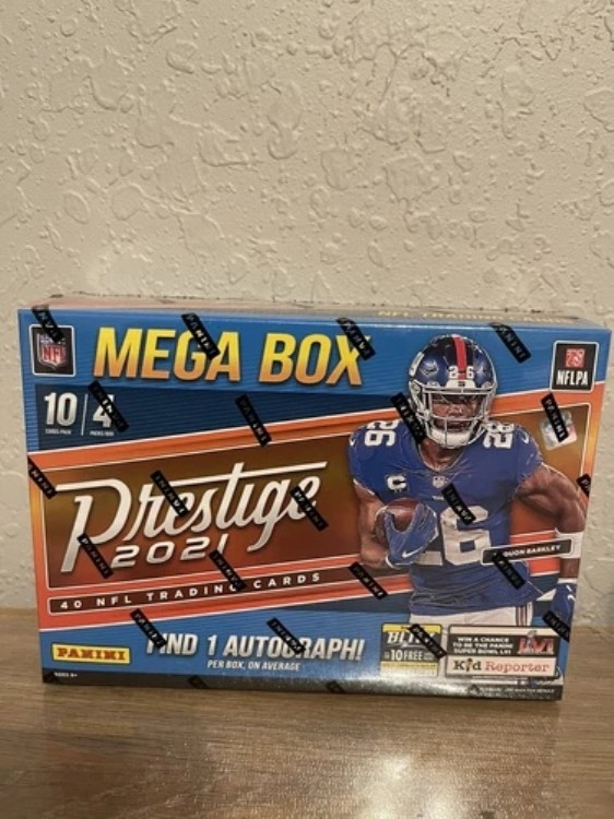 2021 Panini Prestige NFL フットボール トレーディングカード メガボックス 新品・工場未開封｜トレーディングカード　ラフテル