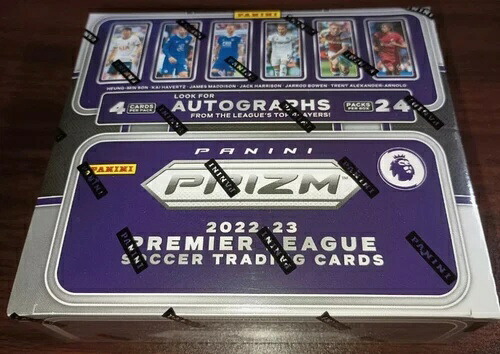 2022-23 パニーニ プリズム EPL プレミアリーグ サッカー 工場未開封 リテールボックス 24パック｜トレーディングカード　ラフテル