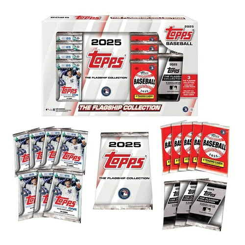 2025 Topps Baseball The Flagship Collection 未開封ボックス - ボーナスパック3個｜トレーディングカード　ラフテル