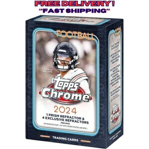 2024 Topps Chrome Football Cards 工場未開封 バリューボックス｜トレーディングカード　ラフテル