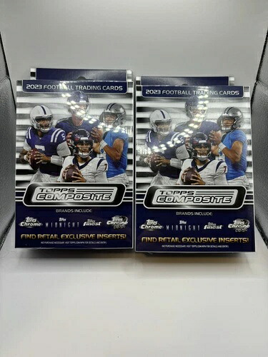 2023年（2枚セット）ToppsコンポジットフットボールハンガーボックスNFL工場直送未開封｜トレーディングカード　ラフテル