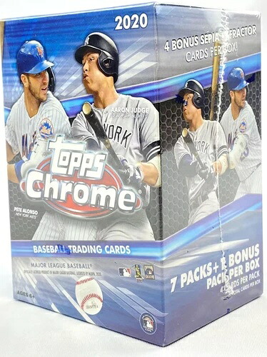 2020 Topps Chrome Baseball ファクトリーシール ブラスターボックス Yordan Alvarez Robert RC｜トレーディングカード　ラフテル