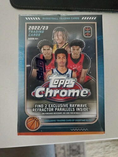 2022/23 Topps Chrome Overtime Elite バスケットボール 7パック ブラスターボックス 工場未開封｜トレーディングカード　ラフテル