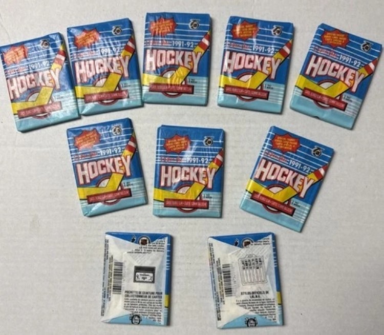 (31) 1991-92 O-Pee-Chee OPC NHLホッケーカード 未開封 シールワックスパック｜トレーディングカード　ラフテル