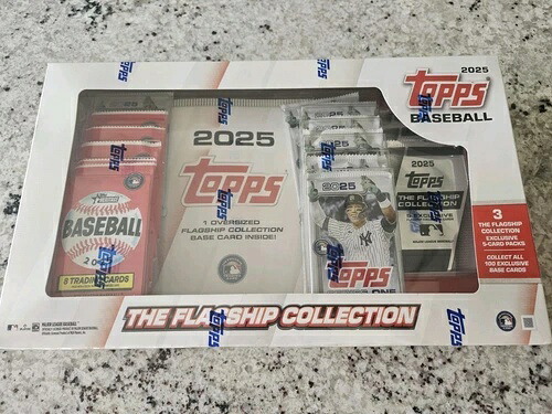 2025 Topps Baseball The Flagship Collection 未開封ボックス - ボーナスパック3個 へこみ箱｜トレーディングカード　ラフテル