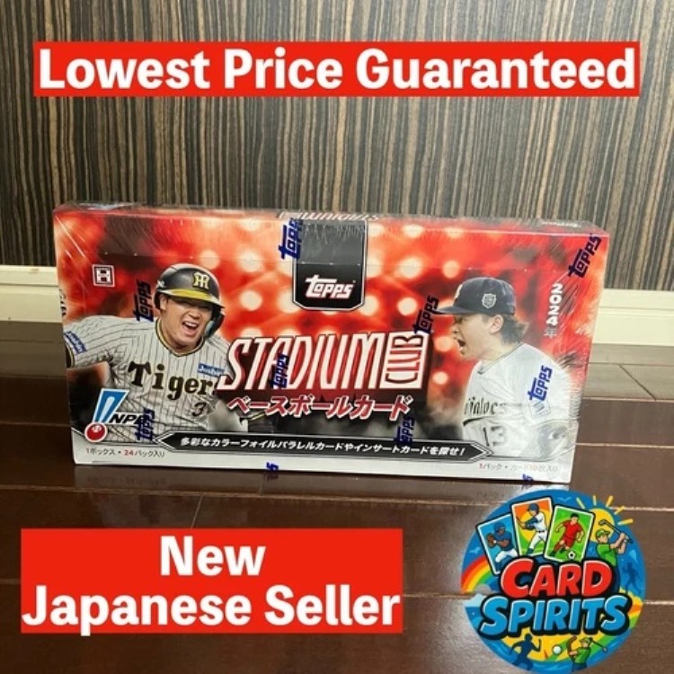 2024 TOPPS NPB スタジアムクラブ ベースボールカード ファクトリーシールボックス【1ボックス】｜トレーディングカード　ラフテル