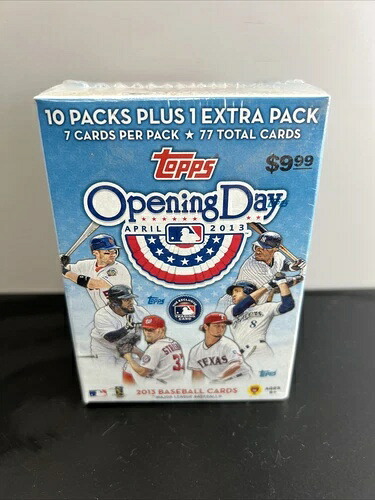 2013年 Topps オープニングデー シールド 10パック 7枚入り/パックボックス マチャド トラウト ハーパー｜トレーディングカード　ラフテル