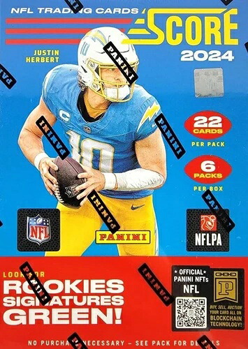 2024年 パニーニ フットボールシリーズ ブラスターボックスパック ルーキー33枚とインサート22枚入り｜トレーディングカード　ラフテル