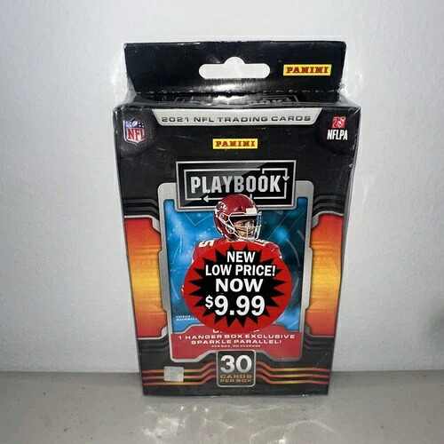 Panini Playbook 2021 NFL フットボール 30 カード ハンガー ボックス オリジナル工場シール!|トレーディングカード ラフテル