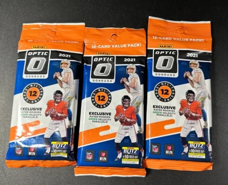 2021 Panini Donruss Optic NFL Football Cello バリューパック 工場未開封｜トレーディングカード　ラフテル