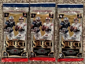 (3) 2023 Panini Select NFL フットボール ファット/バリューパック 工場未開封 ストラウド｜トレーディングカード　ラフテル