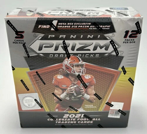 2021 Panini Prizm | ドラフトピック カレッジフットボール メガボックス | 工場未開封 新品｜トレーディングカード　ラフテル