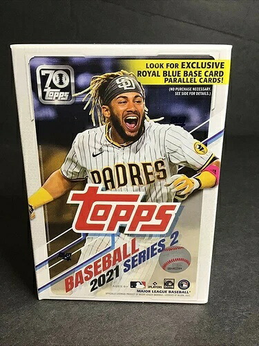 2021 Topps ベースボール シリーズ 2 工場未開封 ブラスターボックス 限定パッチ付き｜トレーディングカード　ラフテル