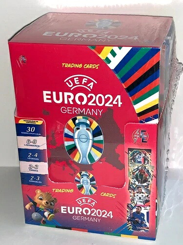 BOX UEFA EURO ドイツ 2024 - 180枚 トレーディングカード Mbappe Cristiano Ronaldo｜トレーディングカード　ラフテル