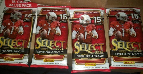 4チェロバリューパックロット 2021 Panini Select NFL フットボール 工場未開封 新品｜トレーディングカード　ラフテル