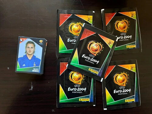 （5）2004年パニーニユーロ工場封印ステッカー+50枚のバラステッカー｜トレーディングカード　ラフテル