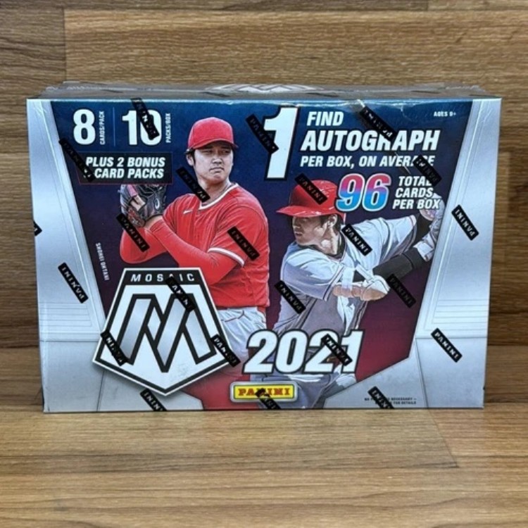 パニーニ 2021 モザイク ベースボール メガボックス 96枚入り 未開封｜トレーディングカード　ラフテル
