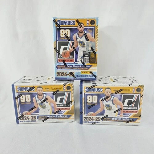 2024-2025 Panini Donruss バスケットボール (3) 3x ブラスターボックス 新品 工場未開封 NBA｜トレーディングカード　ラフテル