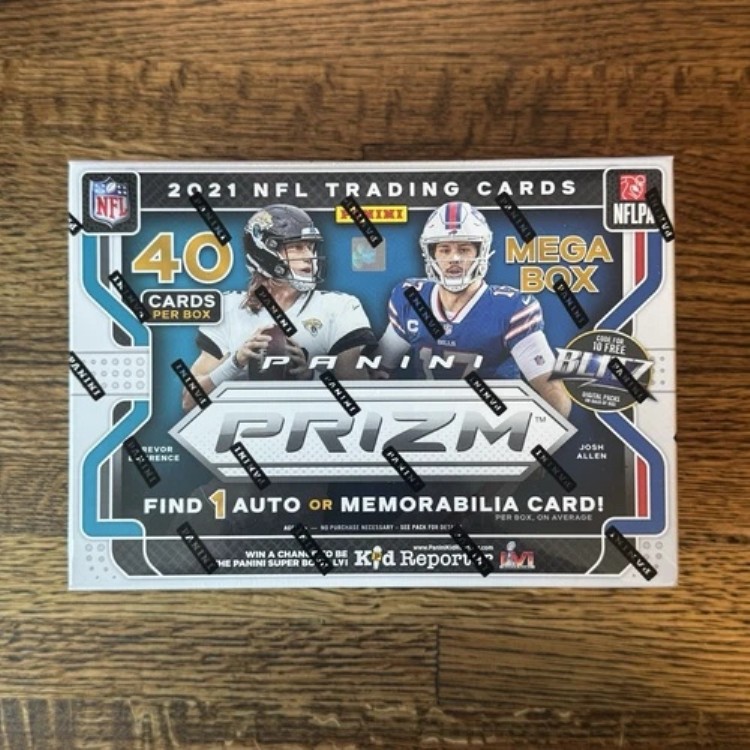 2021年 パニーニ プリズム NFL フットボール メガボックス 工場未開封 ピンク ターゲット限定｜トレーディングカード　ラフテル