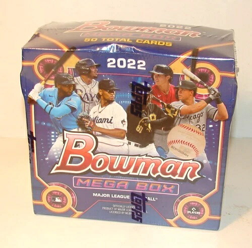 2022 BOWMAN ベースボール メガボックス 未開封 新品 2 個限定 5 カード クローム パック Elly!｜トレーディングカード　ラフテル