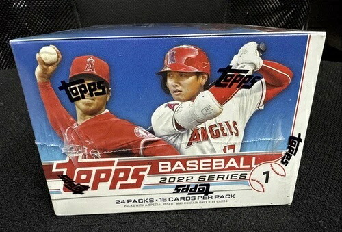 Topps 2022 シリーズ1 ベースボール リテールボックス 24パック 新品未開封｜トレーディングカード　ラフテル