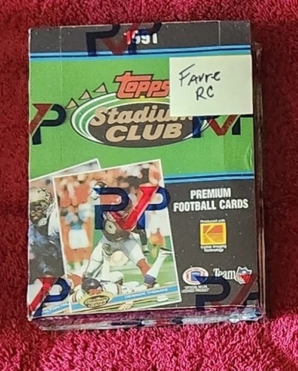1991 Topps スタジアムクラブ プレミアム フットボールカード ボックス - 36 パック 工場未開封｜トレーディングカード　ラフテル